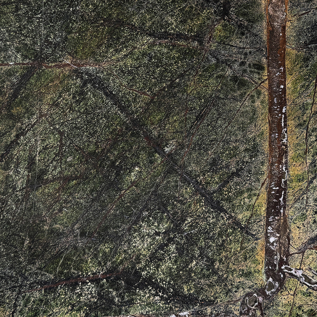 Porto Marble Coffee Table, Forest Green