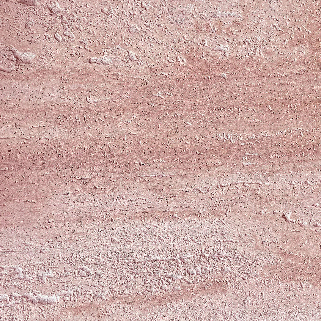 Porto Travertine Coffee Table, Red