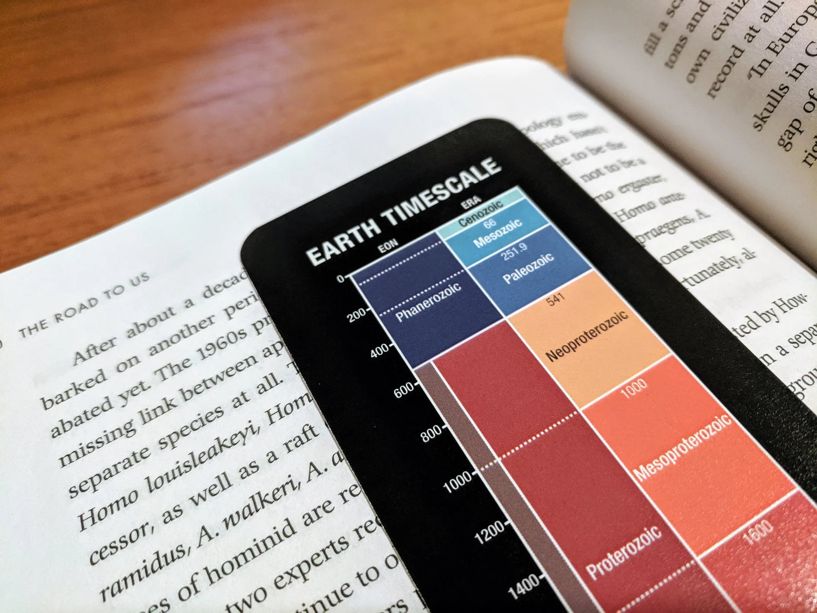 Geologic Timescale Bookmark