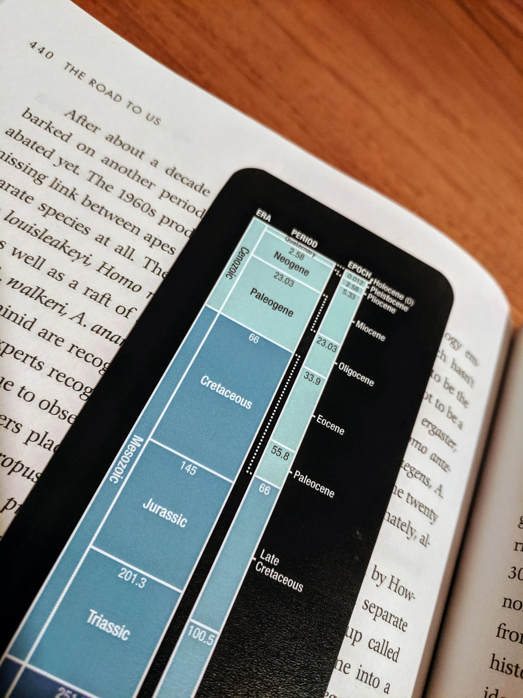 Geologic Timescale Bookmark