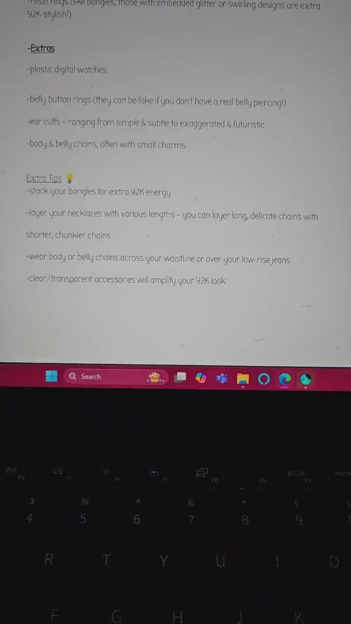 Ultimate Y2K Fashion Guide -- Y2K Outfit Guide -- 2000's Fashion -- Stylish PDF -- Instant Download -- Mini E-Book -- How-To Fashion Tips